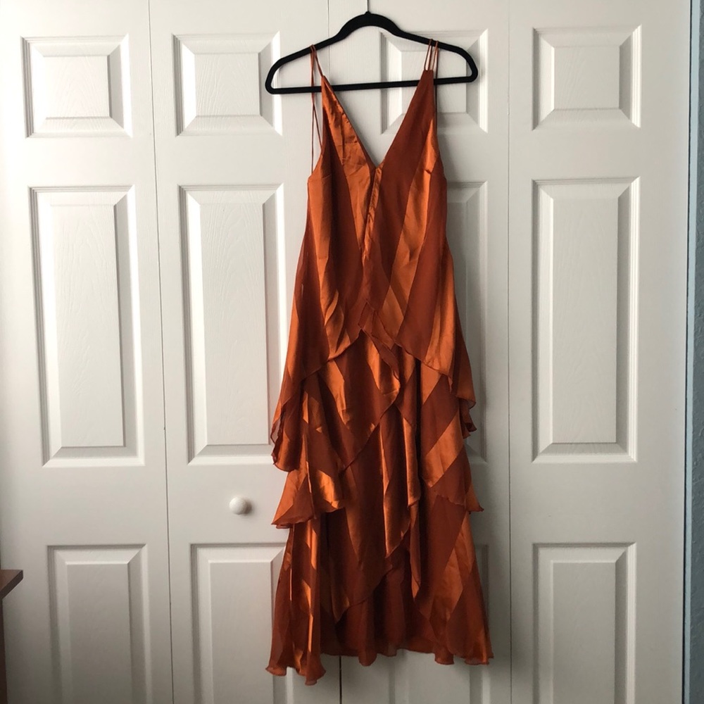 ASOS backless ruffle dress. New with tags.